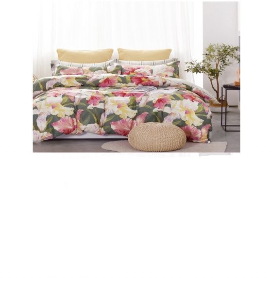 Постельное белье твил набивной 1,5 сп. ( под 150х200,пр.180х230 нав 50х70-1 шт 70х70- 1 шт) "ТАНГО"