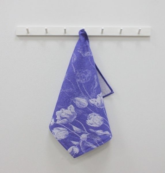 Полотенце кухонное "Талли", размер 40х60см.,цвет синий ,жаккард,100%хлопок, Вологда