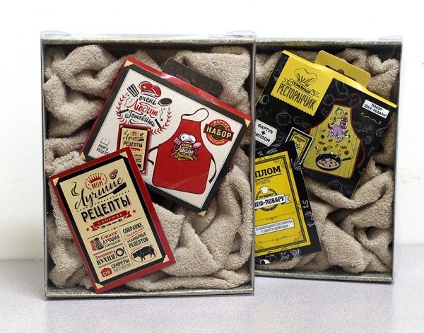 Коплект подарочный "Шеф повар" (пол-це 50*90, запис.книжка)