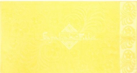 Полотенце махровое жаккардовое 70х130, цв. лимон, пл. 430г/м2,BJ3