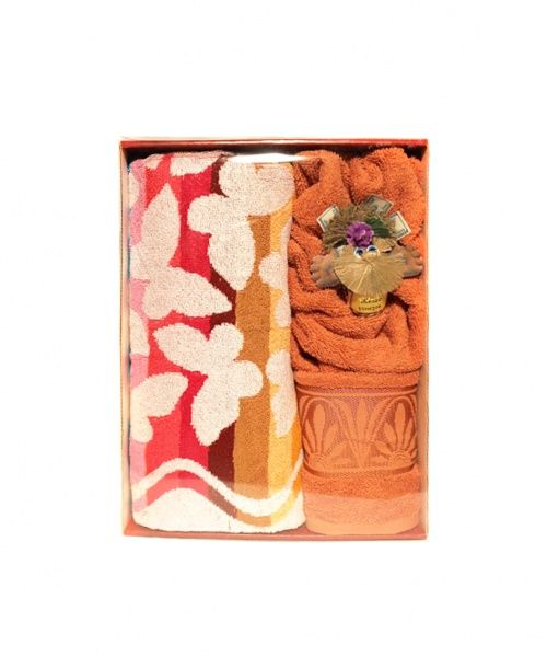 Комплект подарочный "Домовичок" (п-це 50*90, 70*140, домовичок сувенирный)