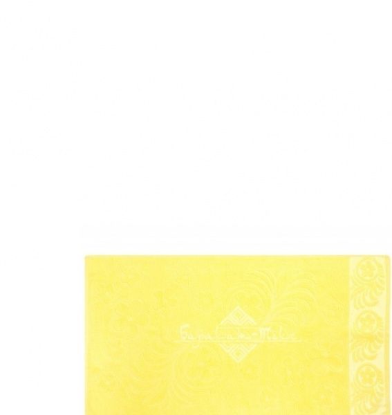 Полотенце махровое жаккардовое 50х90, цв. лимон, пл. 430г/м2,BJ3