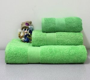 Полотенце махровое 70х140 салат 450 гр. Узбекистан