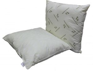 Подушка "Лебяжий пух", 70х70, чехол тик, без упаковки 