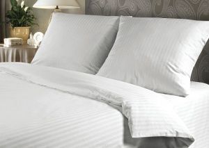 Простынь 150х270, сатин отбеленный 3*3, пл-ть 140 г/м2, х/б-100%, Профит